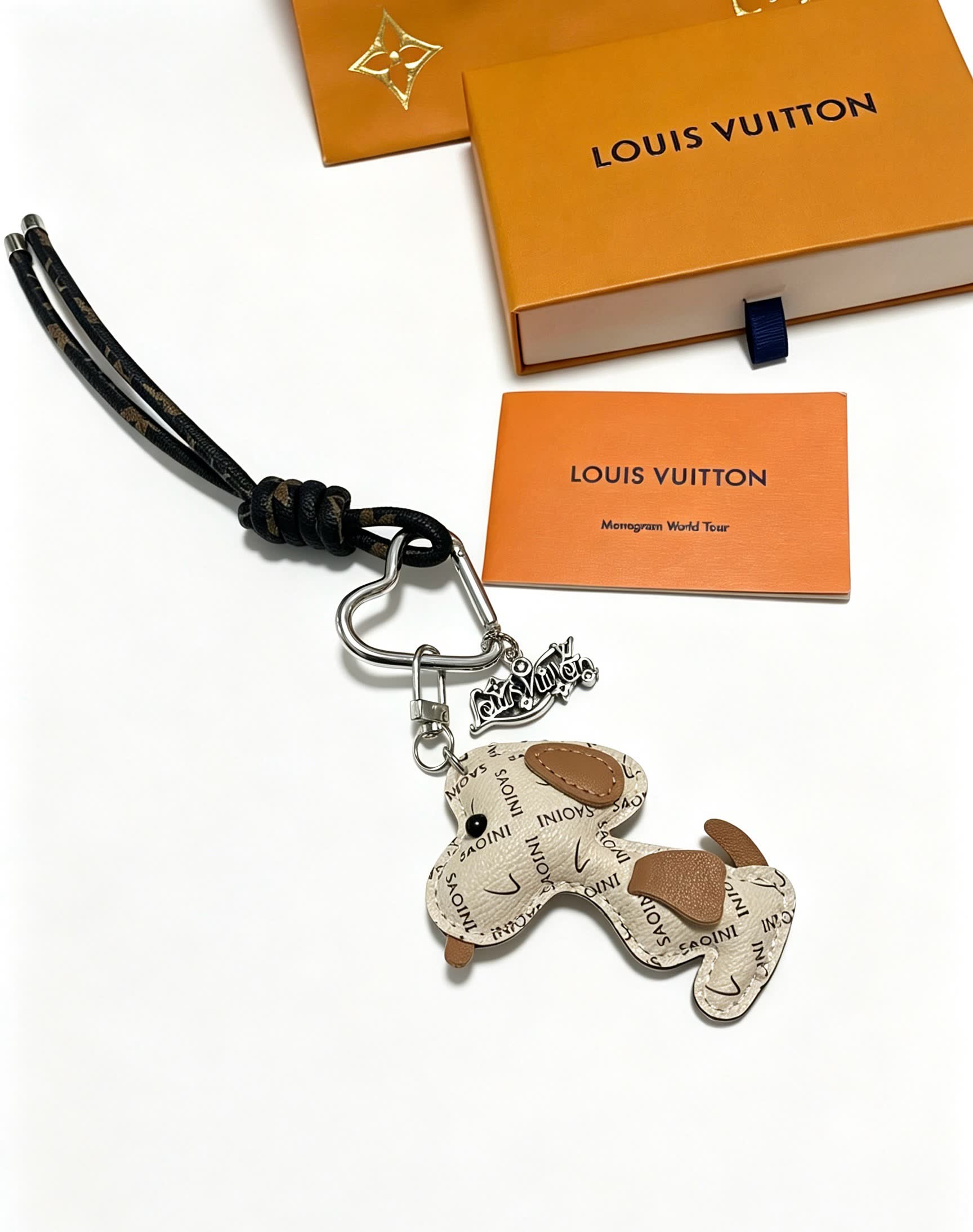 Louis Vuitton Monogram Dog Keychain